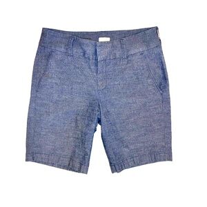 J.CREW Frankie stretch style chambray shorts women’s size 2